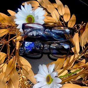 Reading/Blue Light Blocking Glasses Bundle +1.75